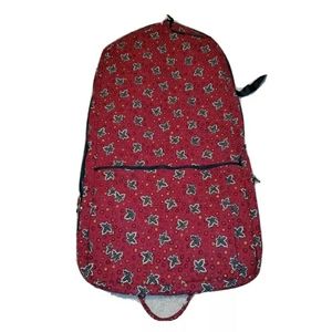 Vera Bradley Womens Garment Bag Red Blue  Floral